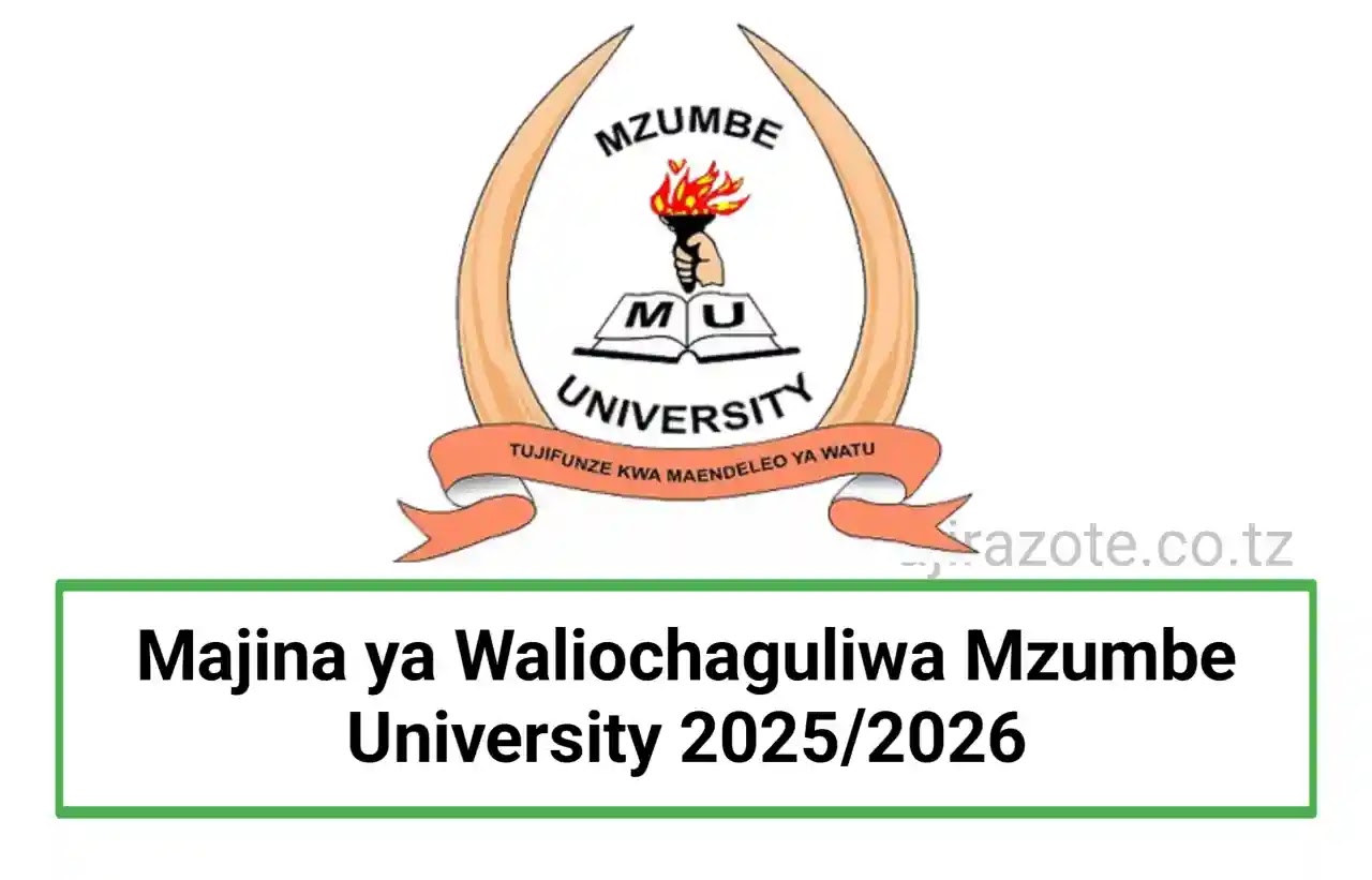 Majina ya Waliochaguliwa Mzumbe University 2025/2026