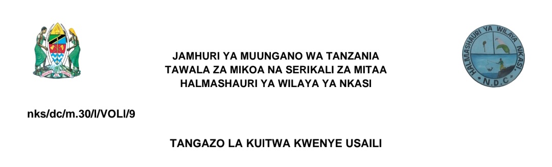 Majina Walioitwa Kwenye Usaili Nkasi Dc