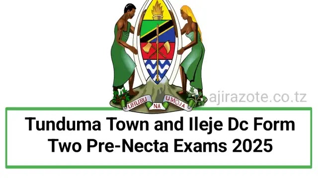 Tunduma Town and Ileje Dc Form Two Pre-Necta Exams 2025