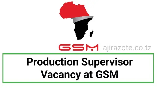 Production Supervisor Vacancy at GSM