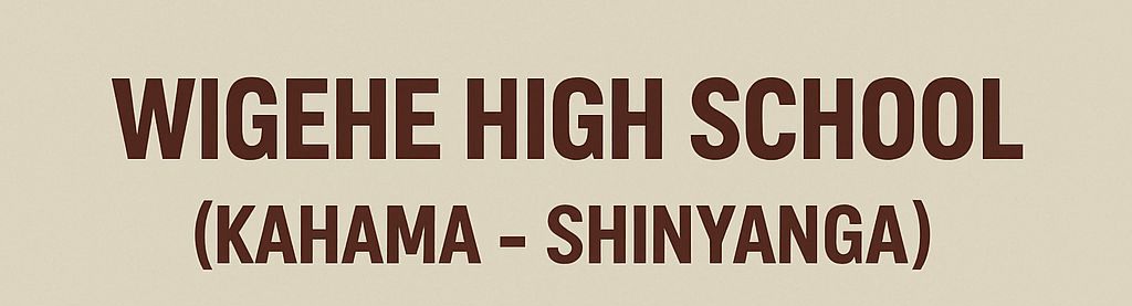 Nafasi za Kazi Wigehe High School