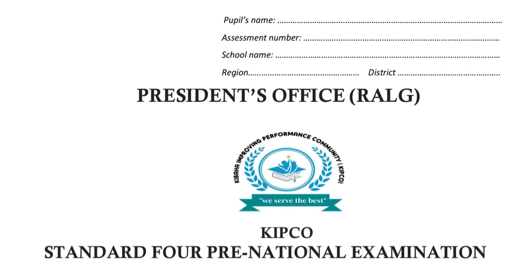 Kipco Standard Four Pre Necta Examination