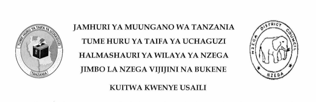Kuitwa Usaili Uchaguzi Mkuu Nzega