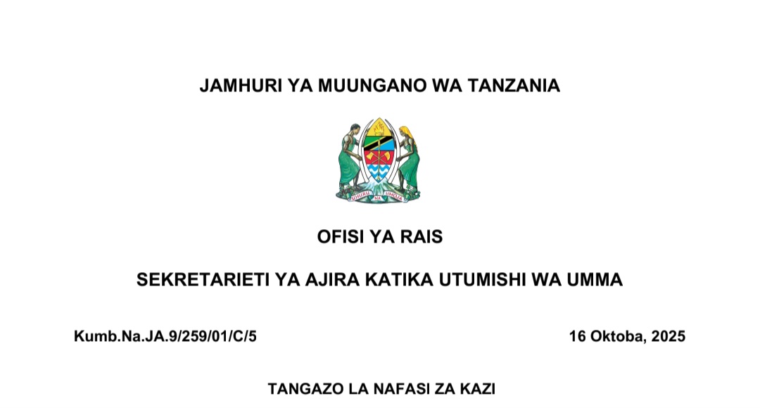 Nafasi 17710 za Kazi Kutoka MDAs & LGAs