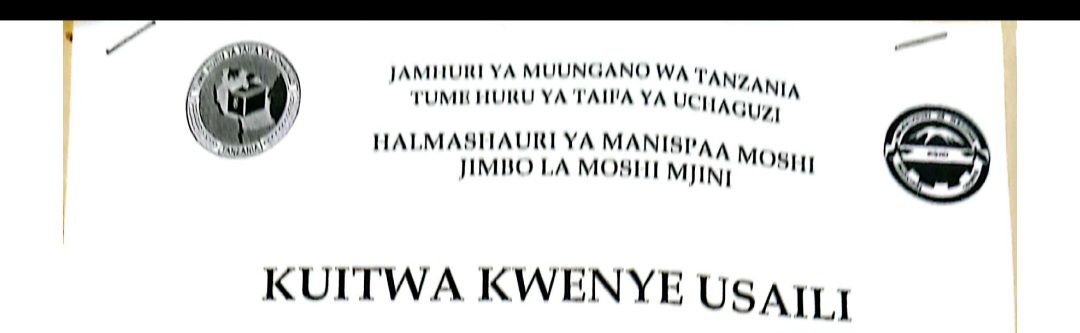 Moshi Mjini Kuitwa Usaili Uchaguzi Mkuu