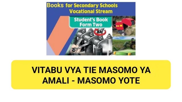 Vocational Stream Tie Books Form Two