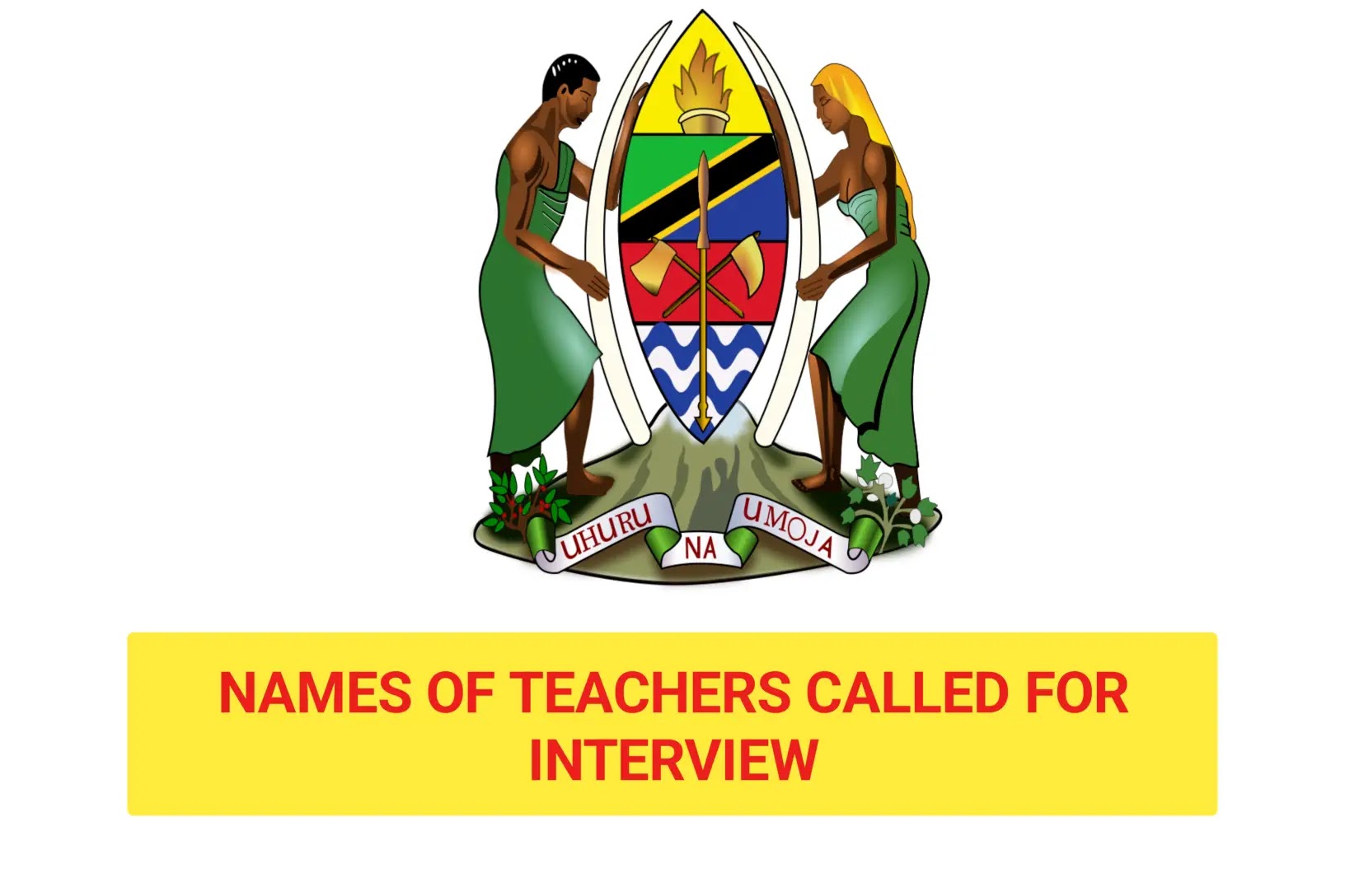 Majina ya Walimu Walioitwa Kwenye Usaili 2025