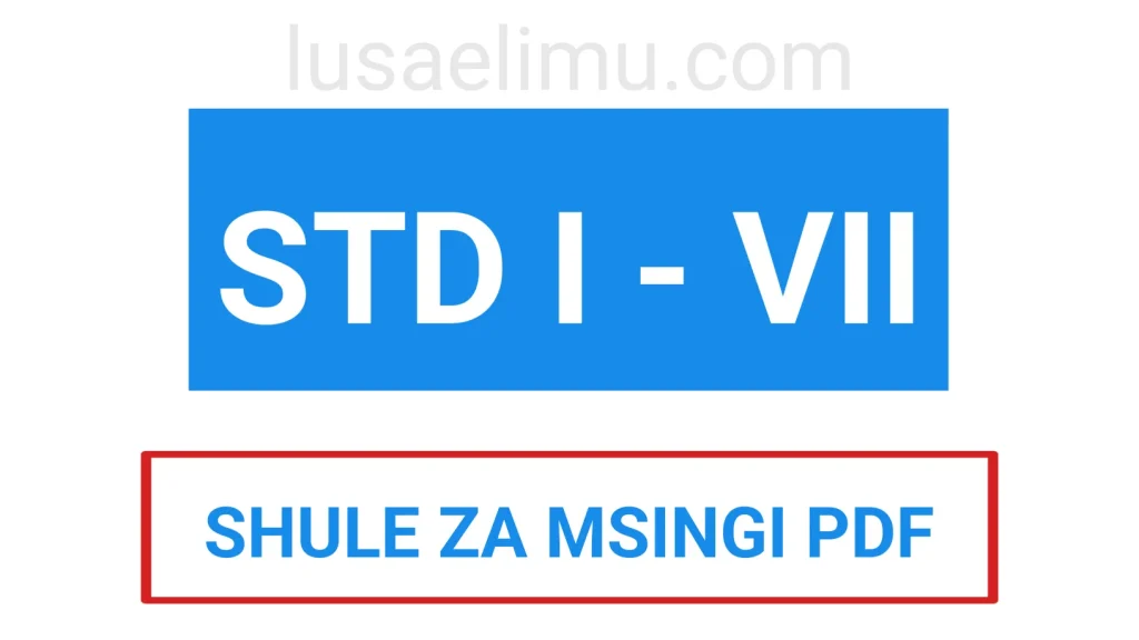 Standard Seven Mock and Pre Mock Exams 2026 All Regions