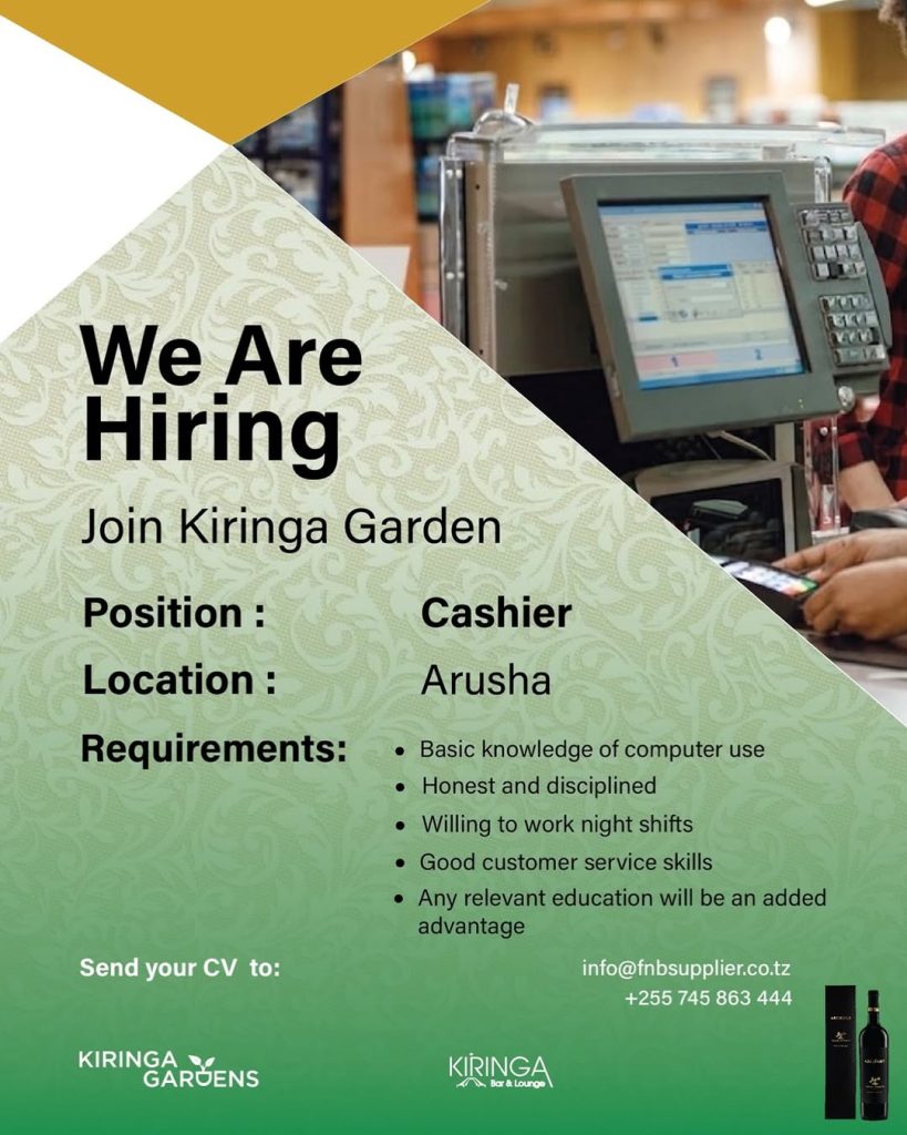 Job Vacancies at Kiringa Garden