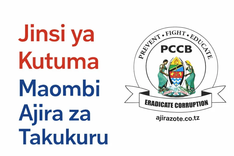 Jinsi ya Kutuma Maombi ya Kazi Takukuru